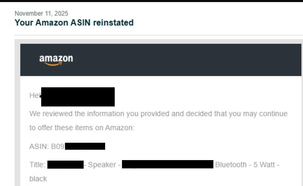 Amazon Brand Approval & Ungating Service (Per Brand) — 50% Refund if Not Approved