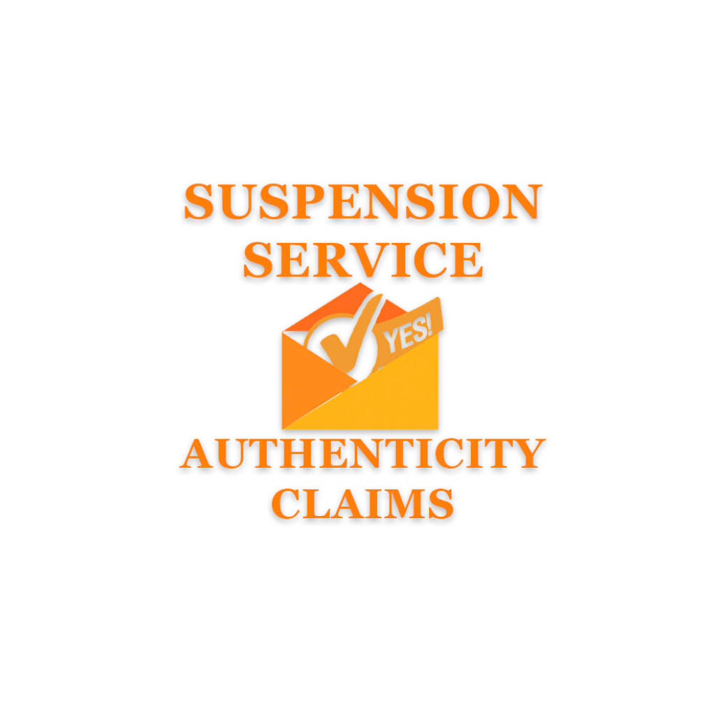 Authenticity Concerns: Suspension Service