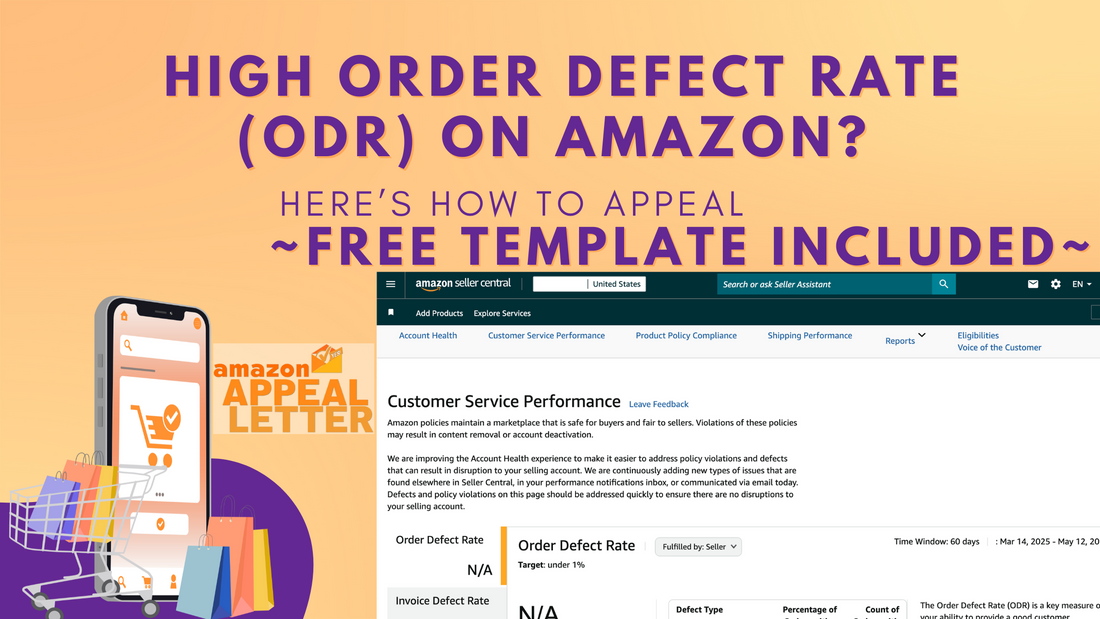 ⚠️ Amazon selling privileges have been removed due Order Defect Rate Issue?